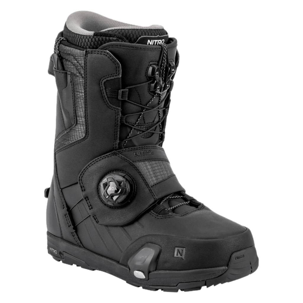 Nitro Men's Profile Step On TLS Snowboard Boots 2026 Black - Pacific Boarder
