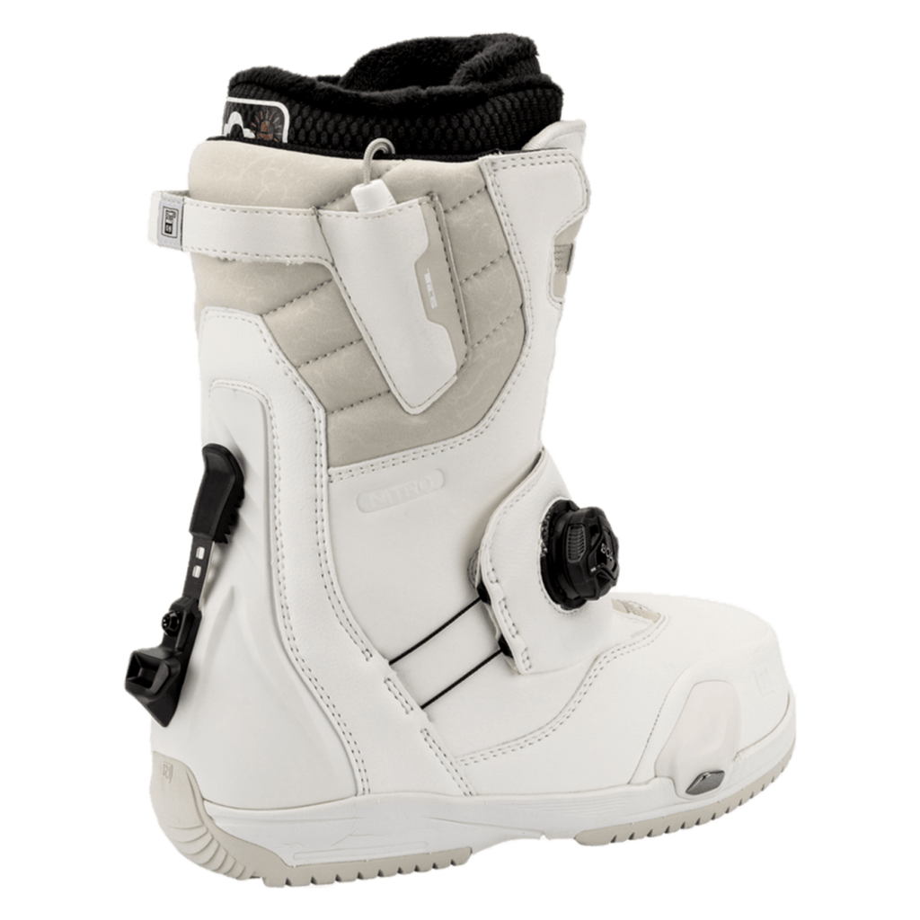 Nitro Women's Cave Step On TLS Snowboard Boots 2026 White - Pacific Boarder