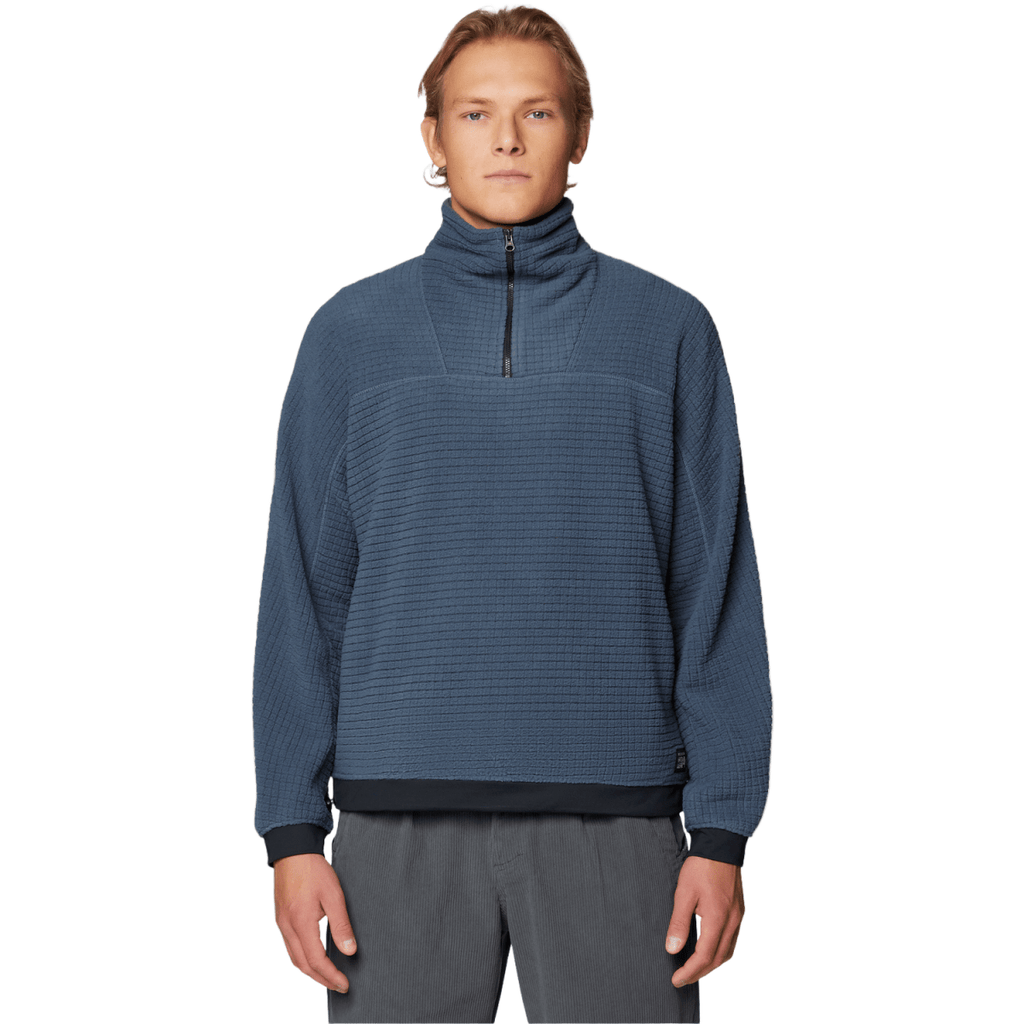 Mountain Hardwear Men's Summit Grid Big Grid Half Zip Fleece 2026 Moon Blue - Pacific Boarder