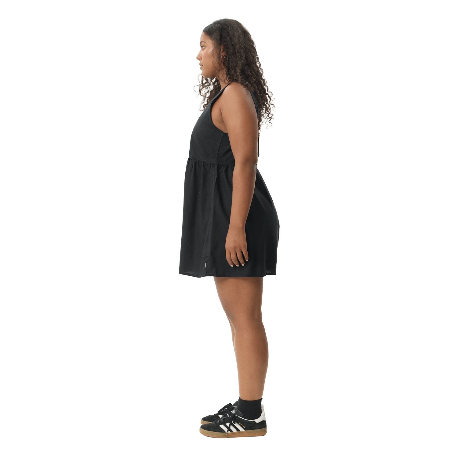 Afends Women's Jesse Mini Dress Black  Pacific Boarder