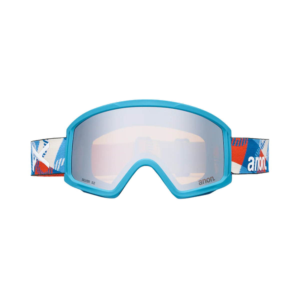 Anon Kids Tracker 2.0 Low Bridge Fit Goggles Patchwork/Silver Amber ...