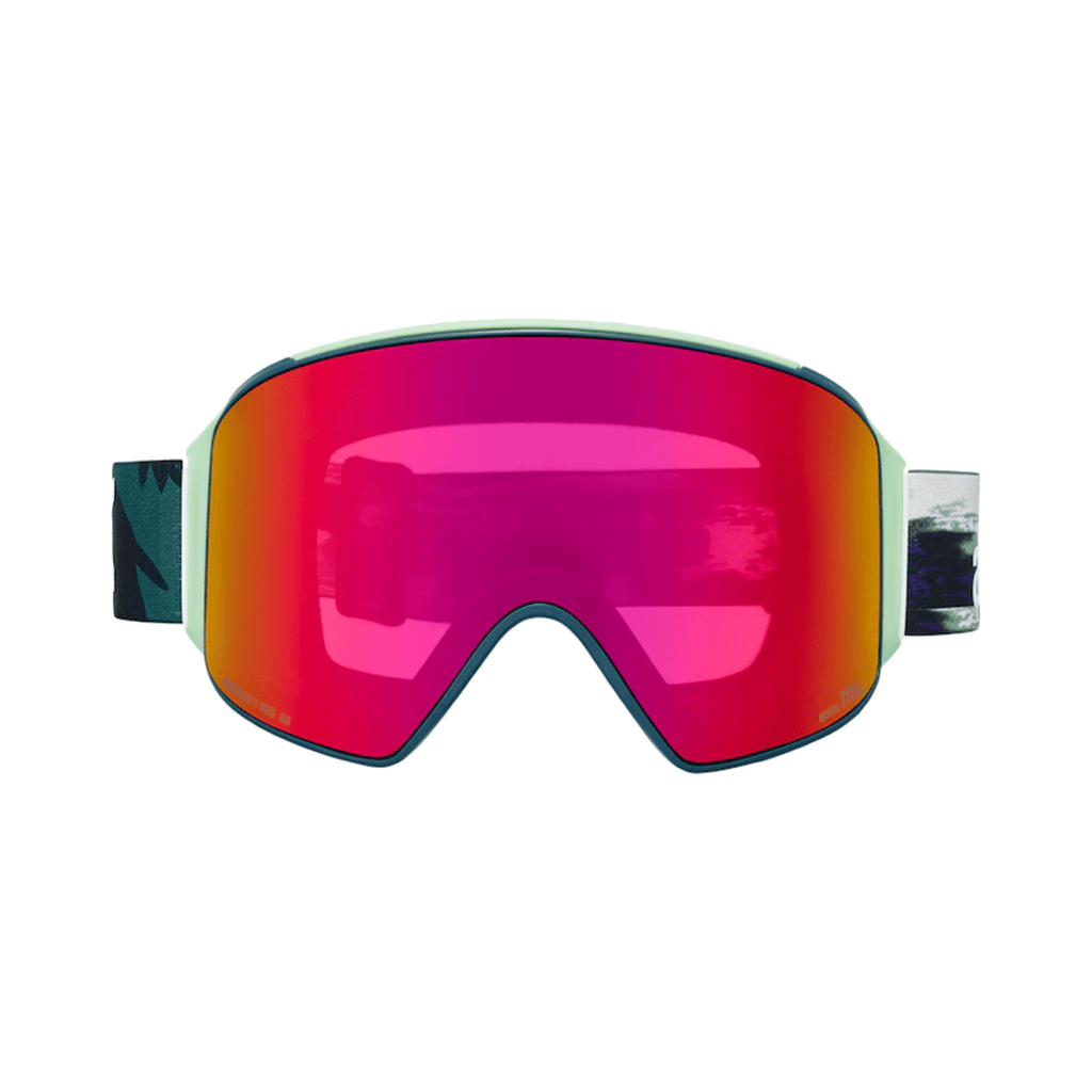 Anon M4 Cylindrical Low Bridge Fit Goggles Family Tree/Perceive Sunny Red + Perceive Cloudy Burst - Pacific Boarder