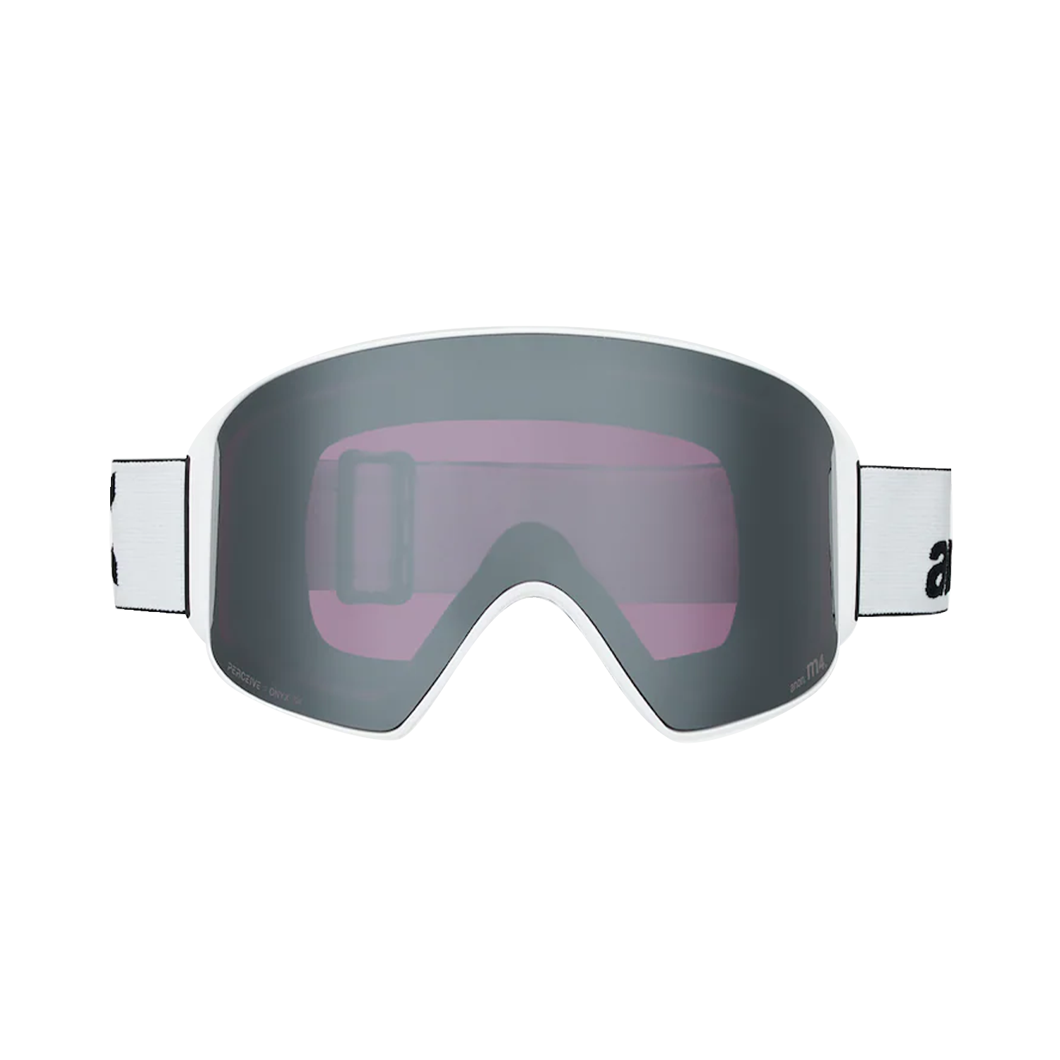 スキー・スノーボードアクセサリー anon ASIAN-FIT M4 CYLINDRICAL 2019 Shop Anon M4 Cylindrical Low Bridge Fit Goggles White at Pacific