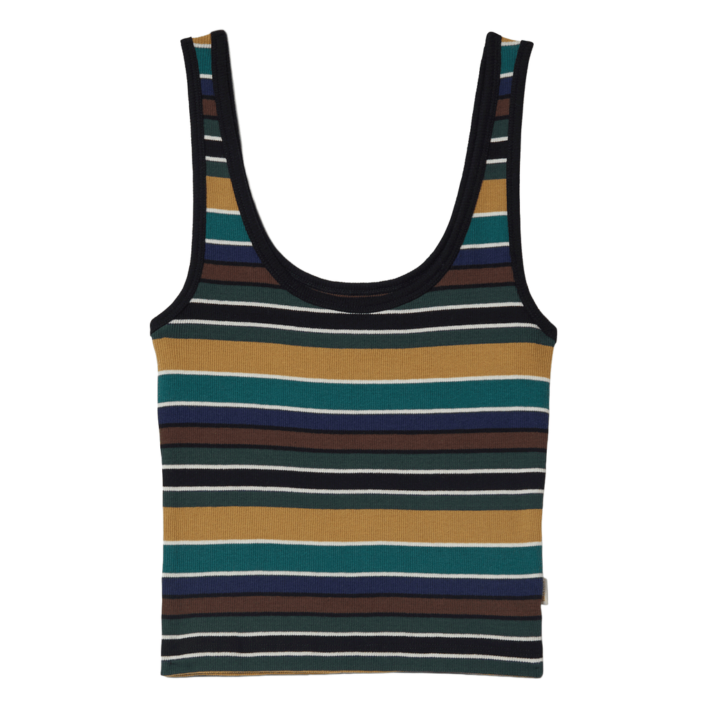 Brixton Women's Ringer Organic A Tank Multi Retro Stripe – Pacific Boarder