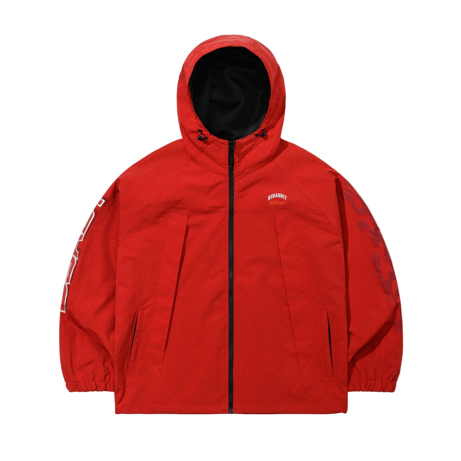 スノーボード BSRABBIT ACTIVE HOODED JACKET BSRABBIT BSRBT HOODED ANORAK JACKET BLACK スノーボードウェア