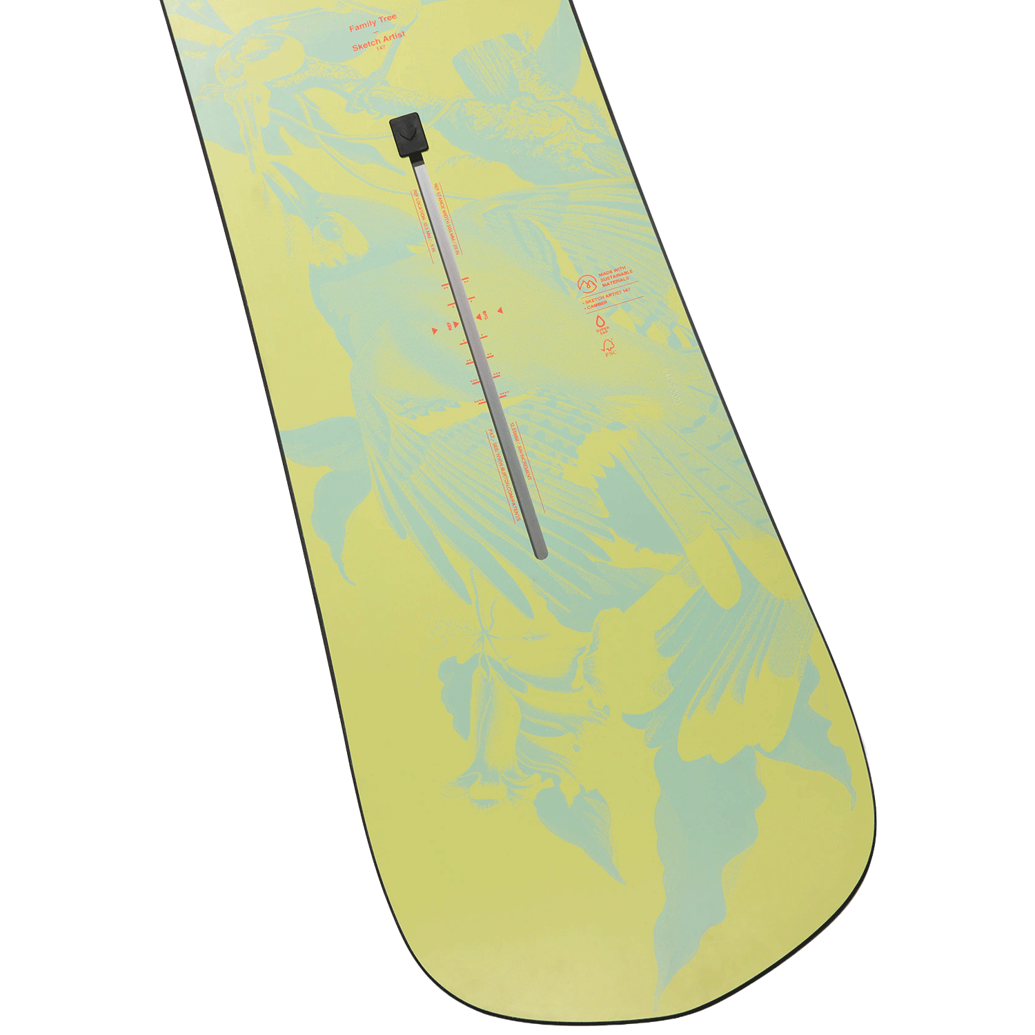 Burton Family Tree Sketch Artist Camber Snowboard 151 cm