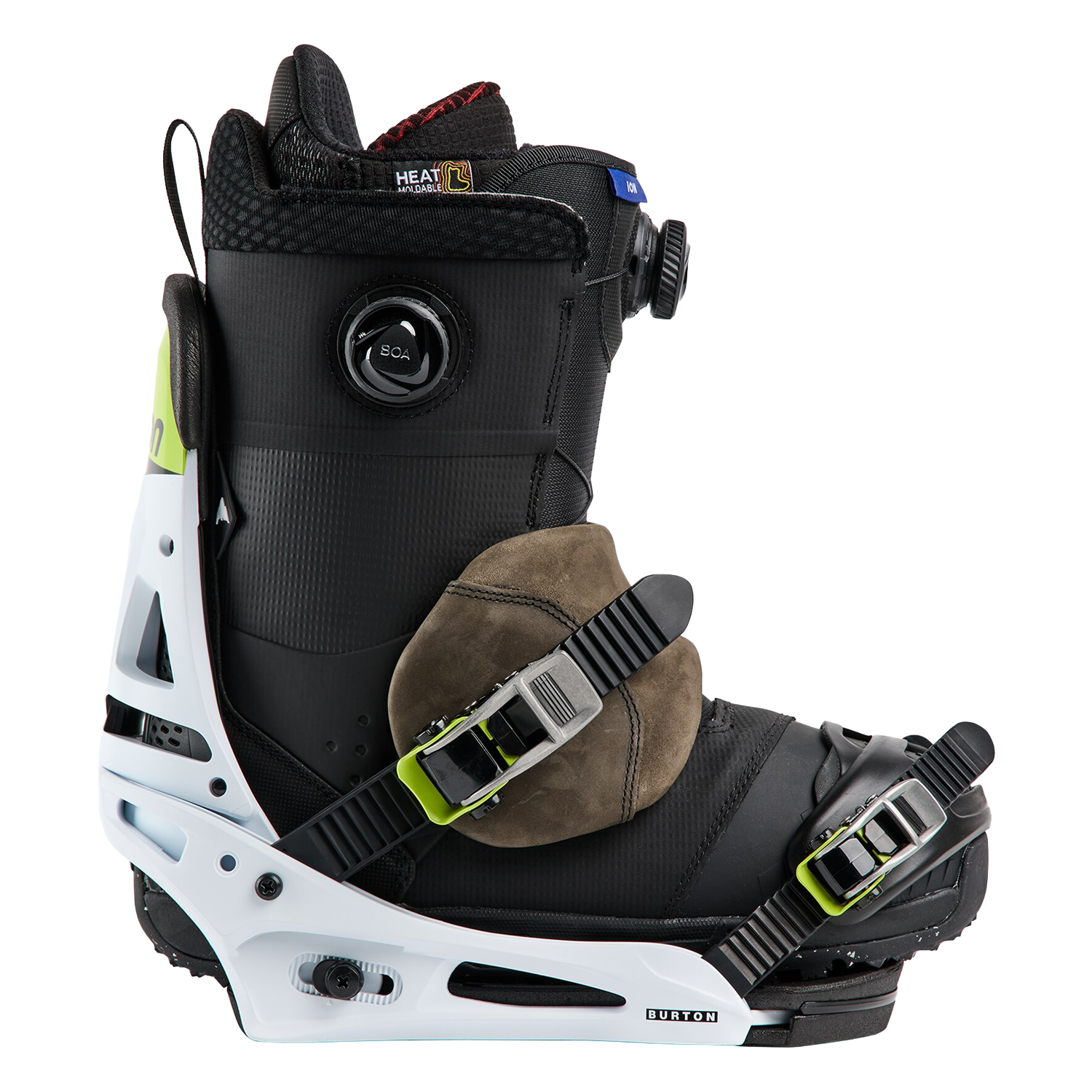 Burton Men's Malavita Snowboard Bindings 2026 Green/White/Black