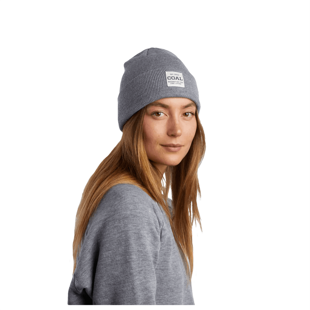 Coal Uniform Mid Beanie Heather Grey - Pacific Boarder