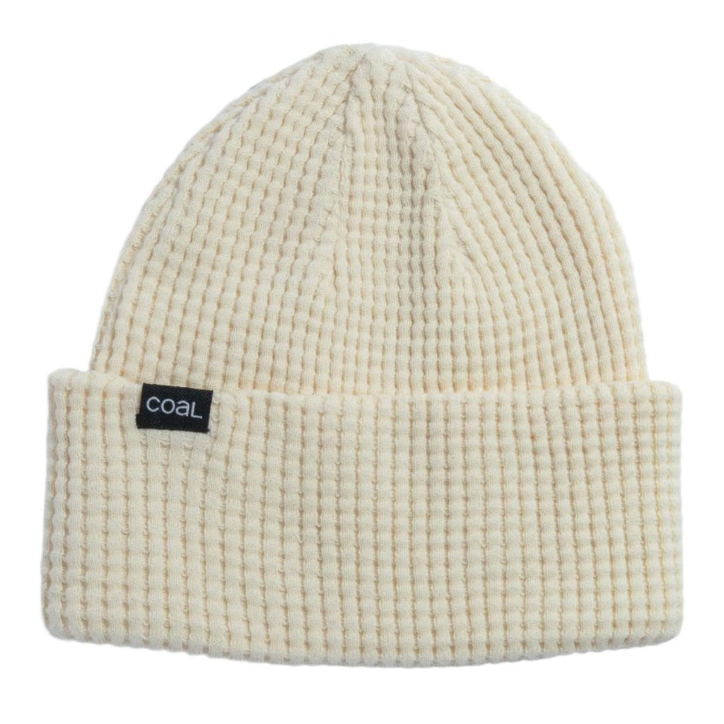 Coal Crossover Beanie Off White - Pacific Boarder