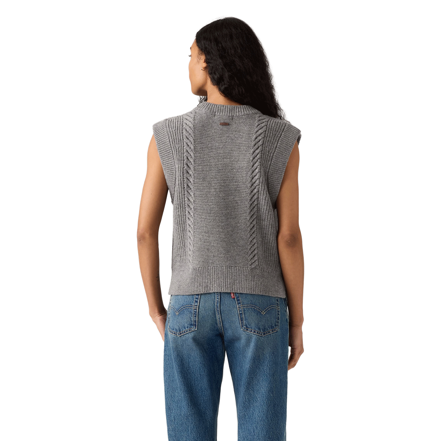 トップス Our Legacy Ice Grey Cable Vest 48 7635191_Flint_Grey_Heather?wid