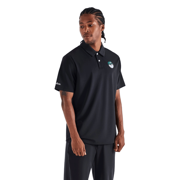 Malbon Men's Fairway Baldwin Polo Shirt Black – Pacific Boarder