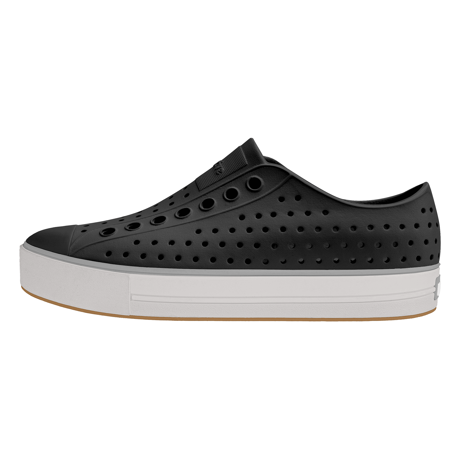 Native Jefferson Arc Wanderfoam Shoe Jiffy Black/Whisper White