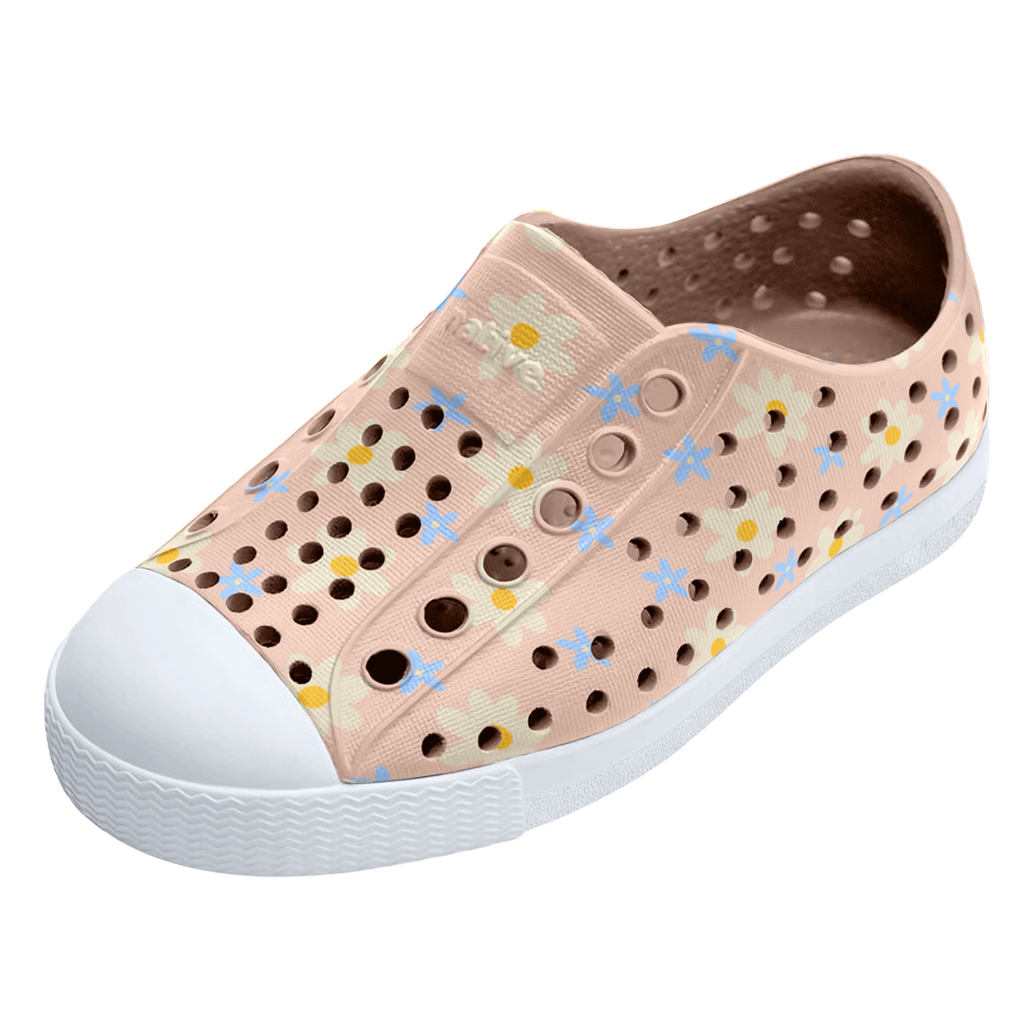 Native Kids Jefferson Print Shoe Chameleon Pink/Shell White 
