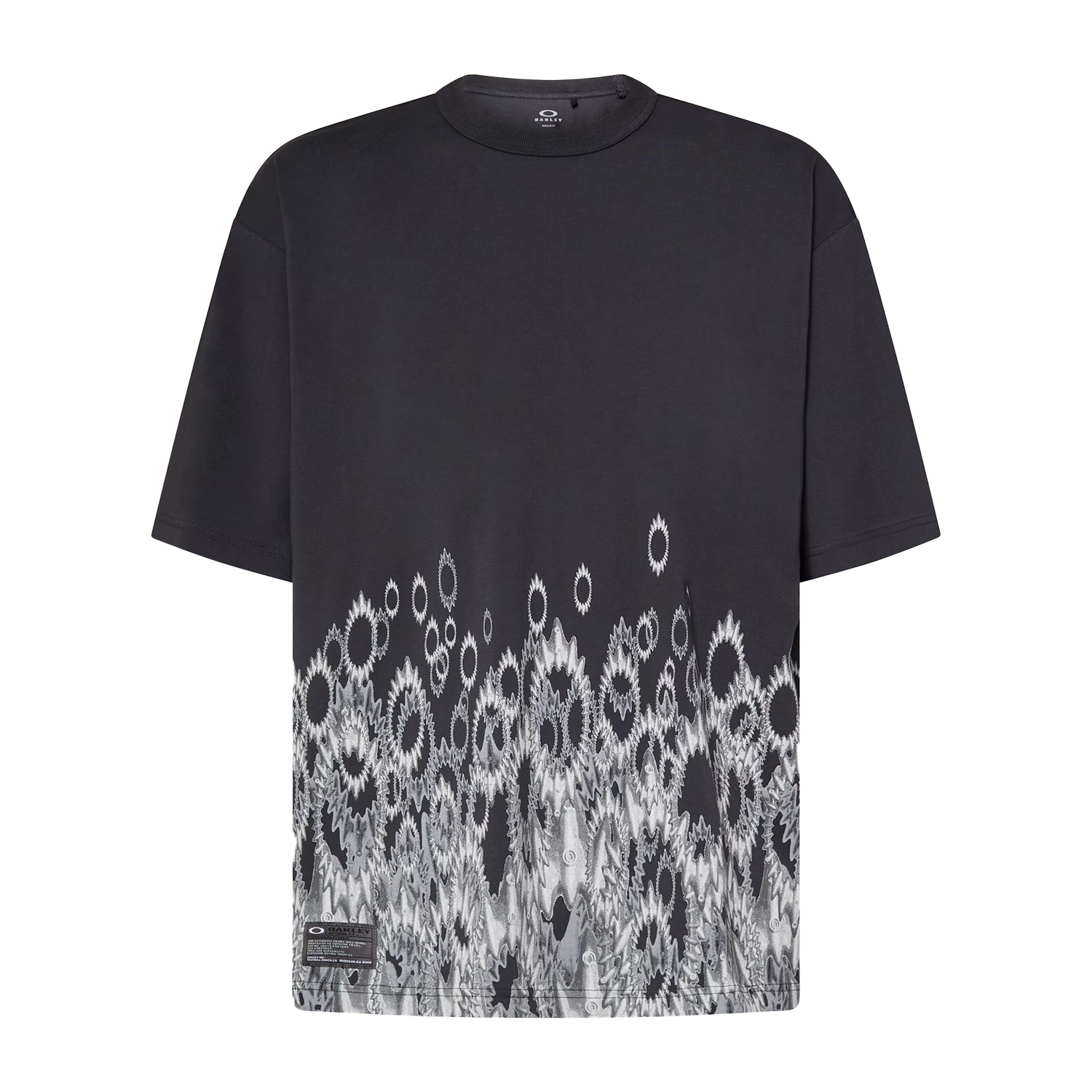 Oakley Men's FGL Overspray 6.0 T-Shirt Black Print 00G – Pacific