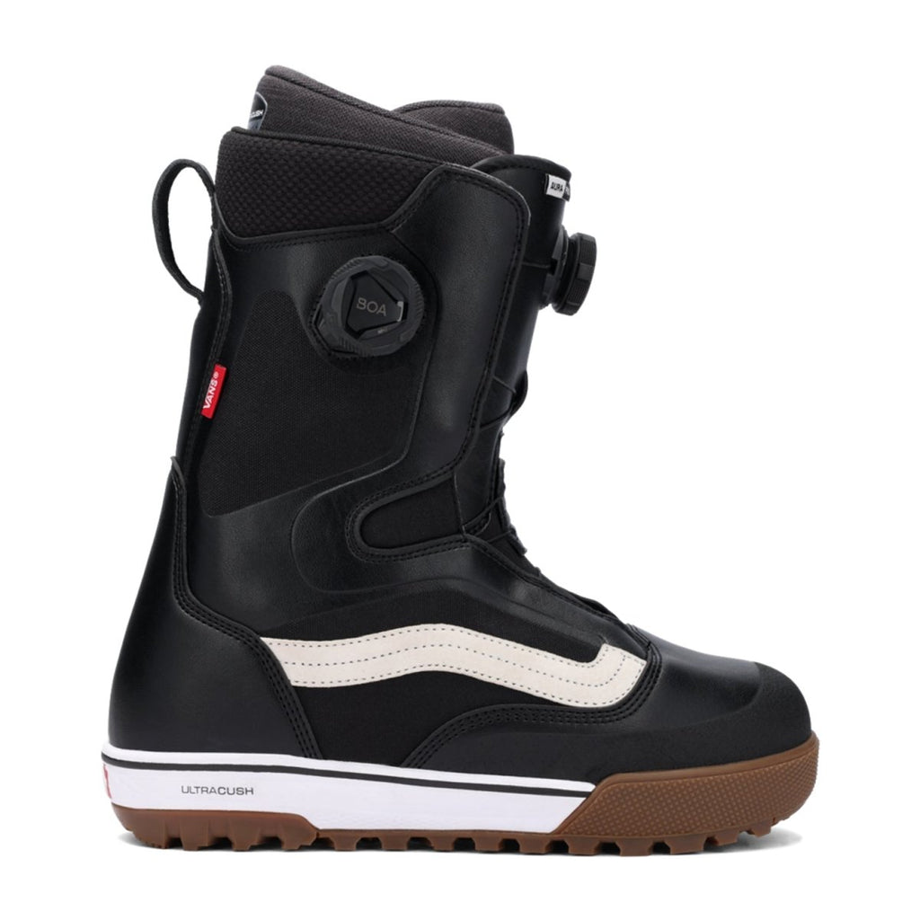 Vans Men's Aura Pro Snowboard Boots 2026 Black/White - Pacific Boarder