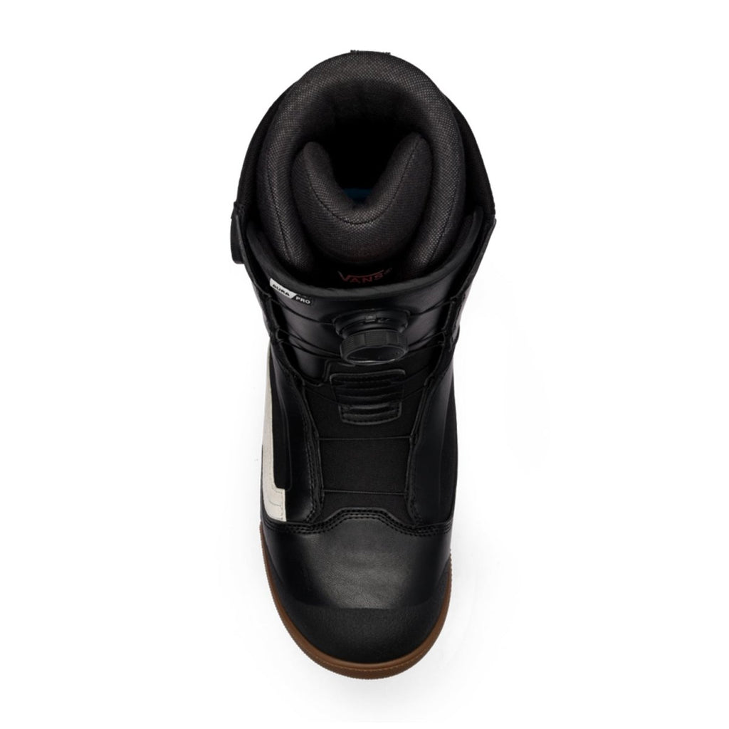 Vans Men's Aura Pro Snowboard Boots 2026 Black/White - Pacific Boarder