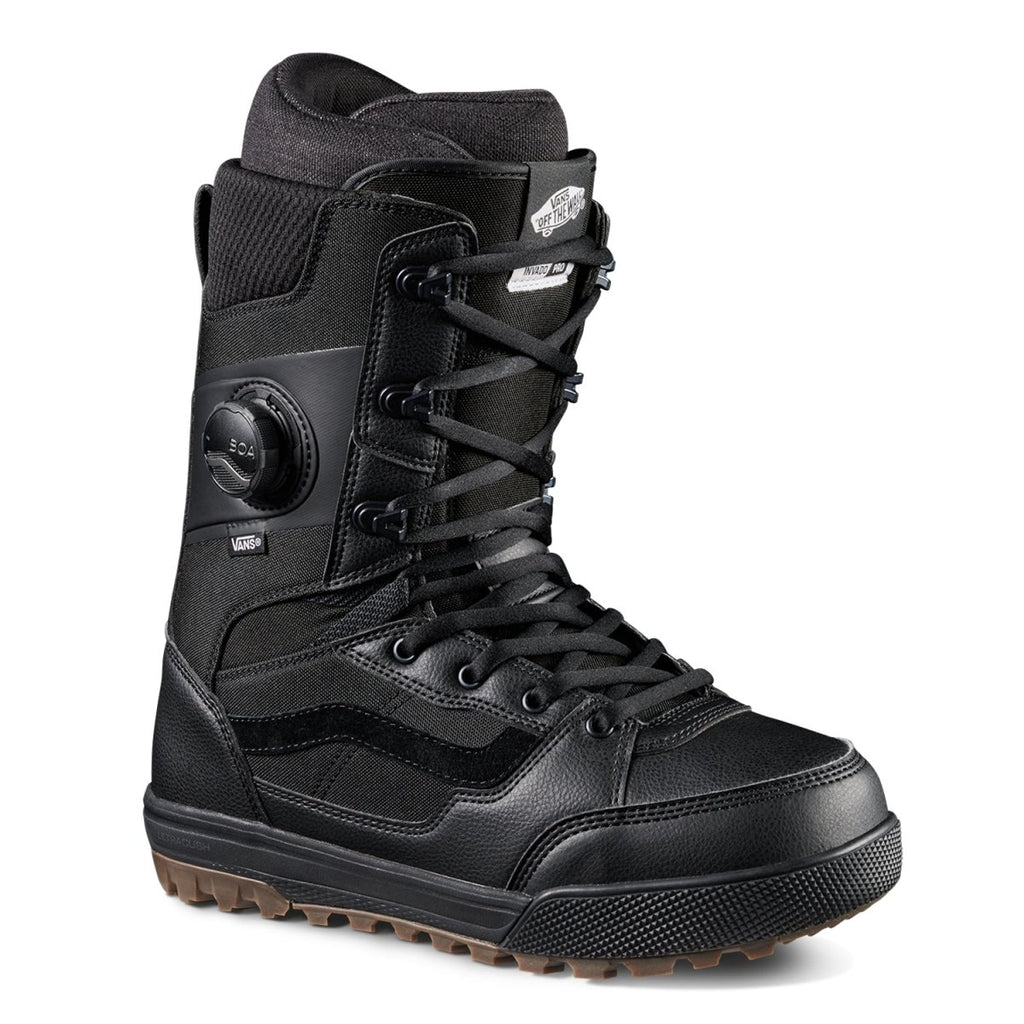 Vans Men's Invado Pro Snowboard Boots 2026 Black/Gum - Pacific Boarder
