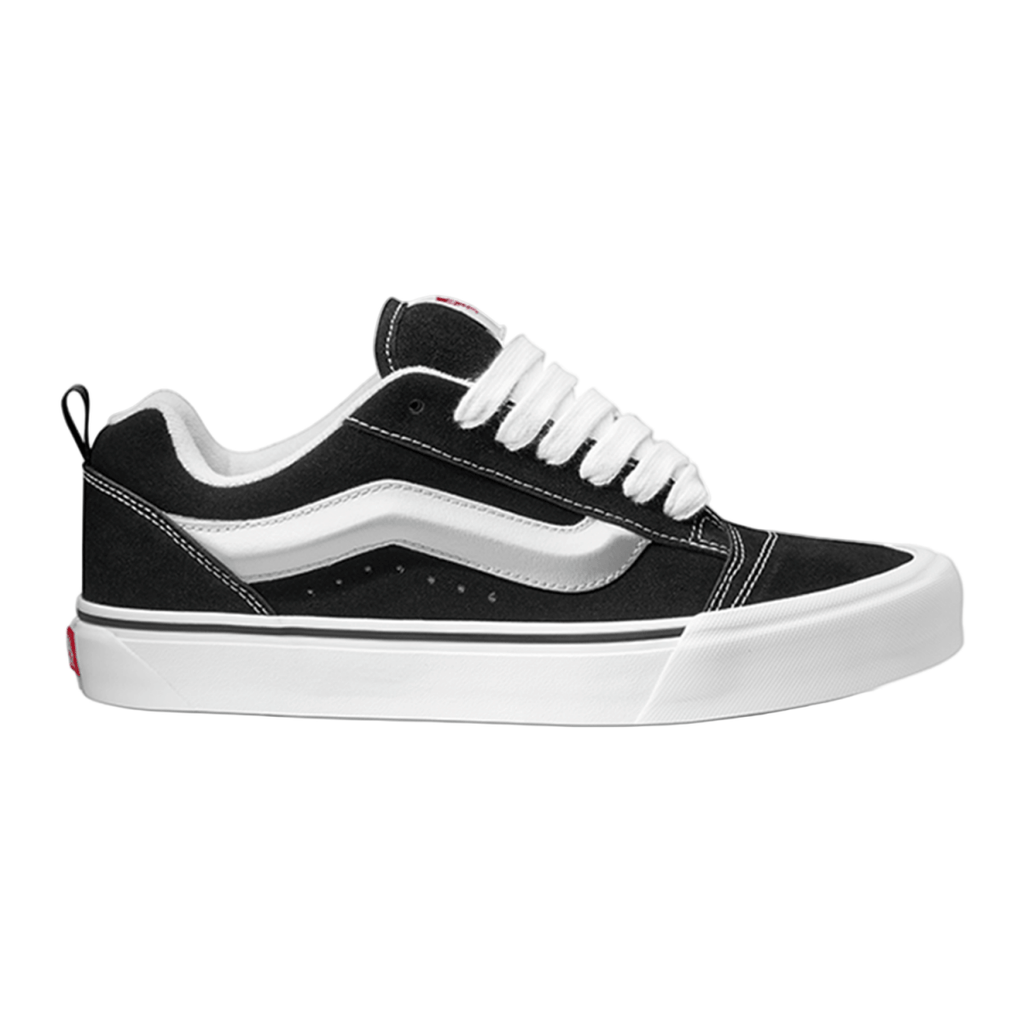 Vans Knu Skool Shoe Black/True White - Pacific Boarder
