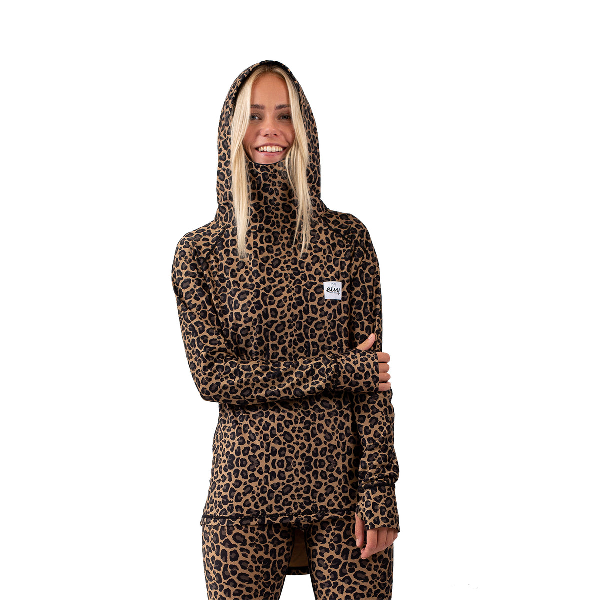 Eivy Women's Icecold Hooded Top 2026 Leopard – Pacific Boarder