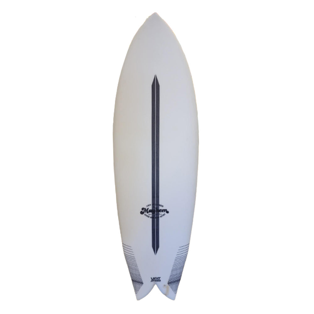 Lost Round Nose Fish Retro Surfboard Lite Speed FCS II 5'7